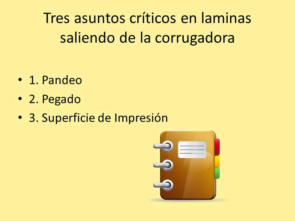 Tres asuntos críticos en laminas saliendo de la corrugadora