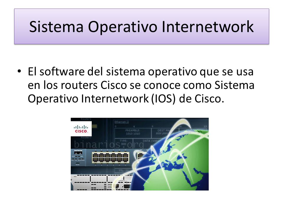 Sistema Operativo Internetwork