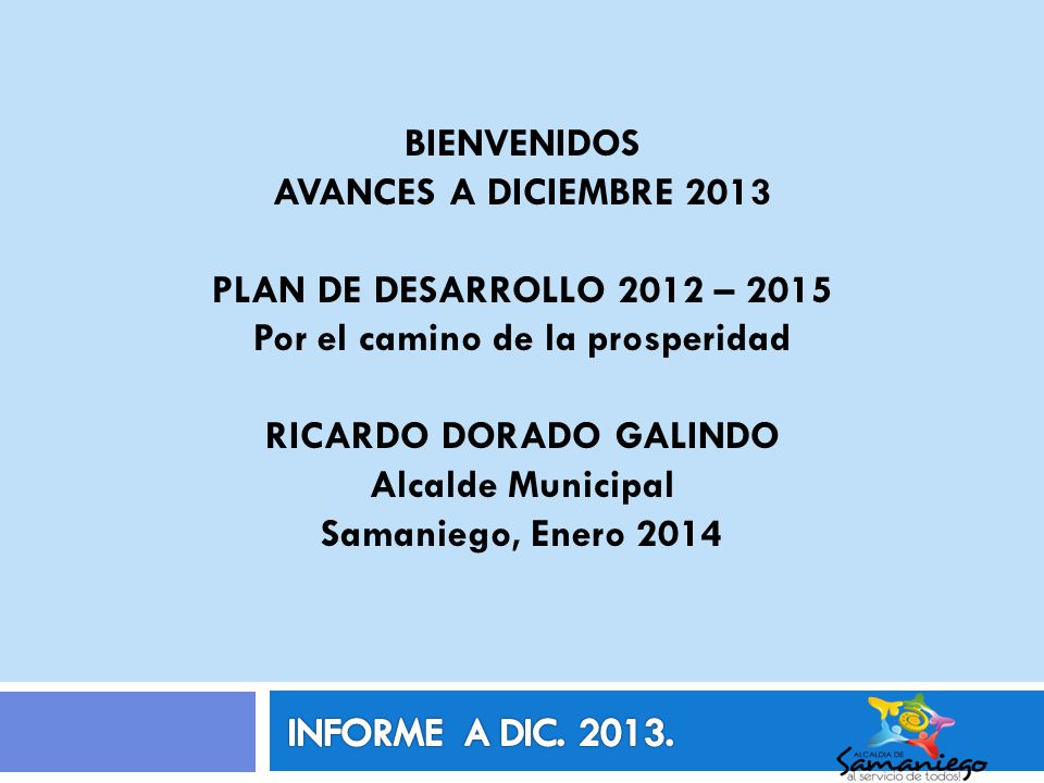 Por el camino de la prosperidad RICARDO DORADO GALINDO
