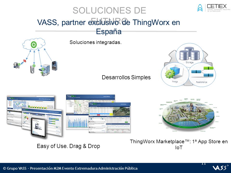 SOLUCIONES DE FUTURO VASS, partner exclusivo de ThingWorx en España