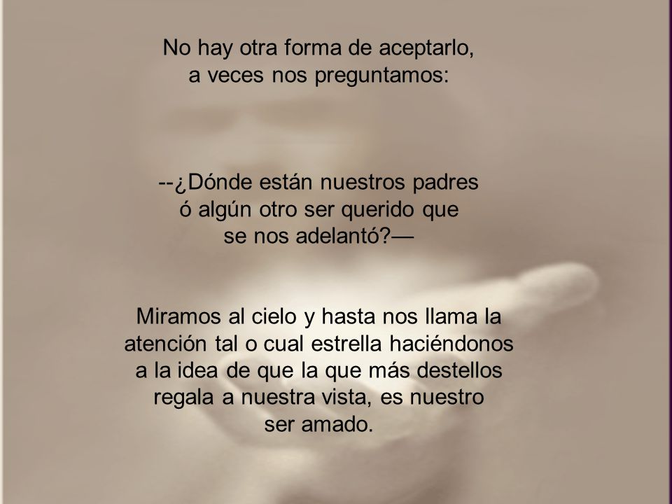 No hay otra forma de aceptarlo, a veces nos preguntamos: