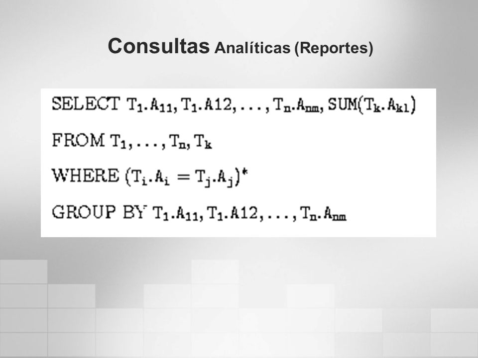 Consultas Analíticas (Reportes)