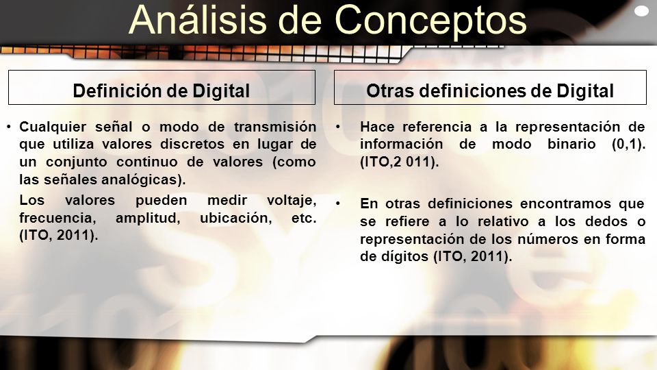Otras definiciones de Digital