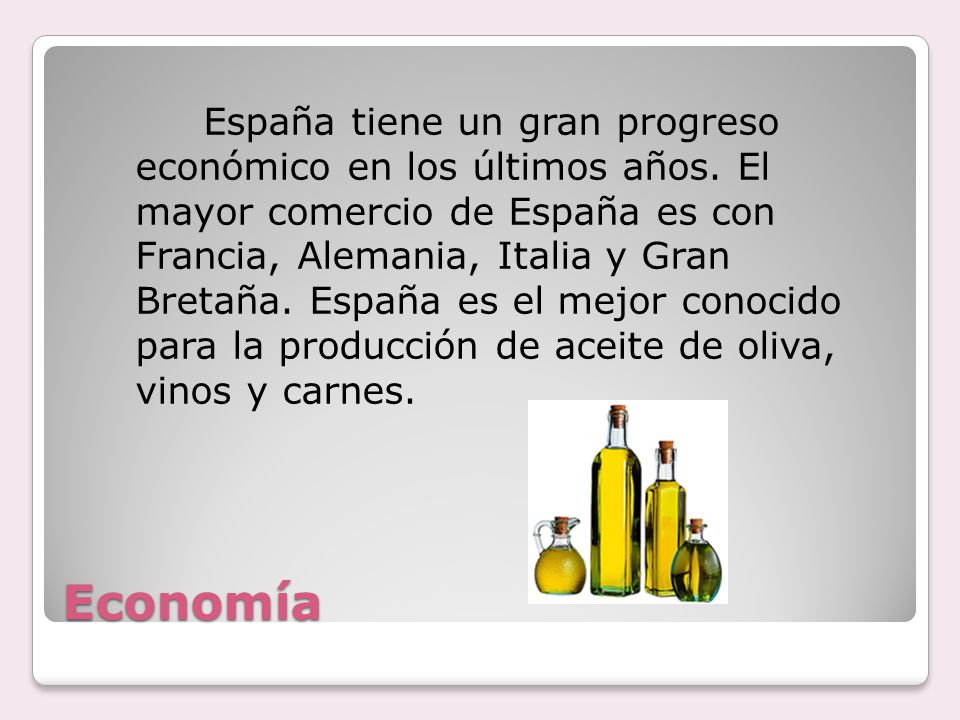 España tiene un gran progreso económico en los últimos años