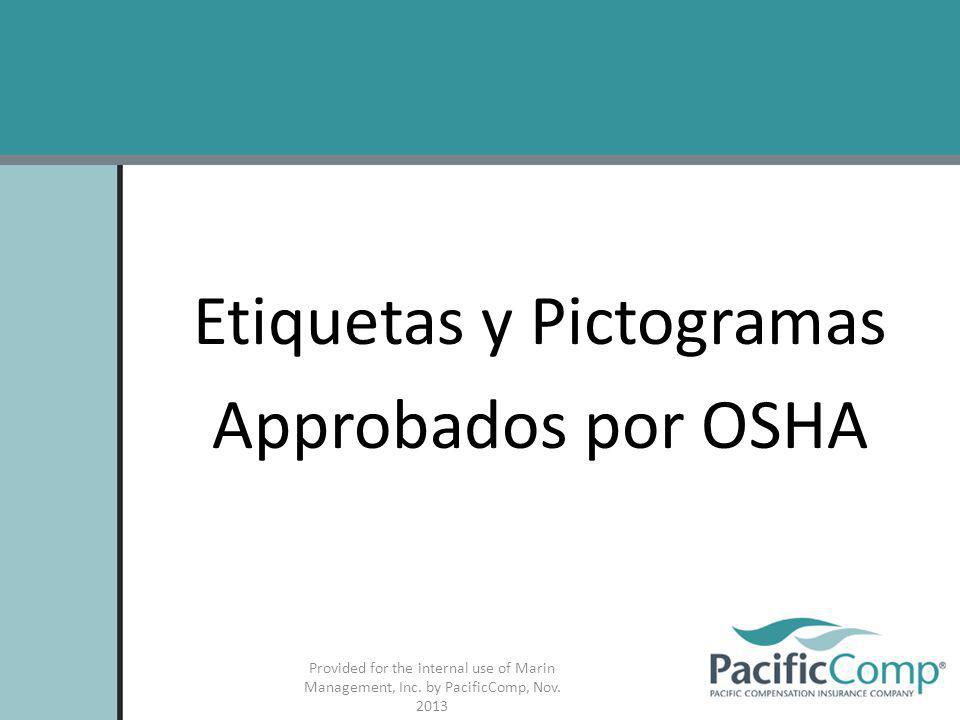 Etiquetas y Pictogramas Approbados por OSHA