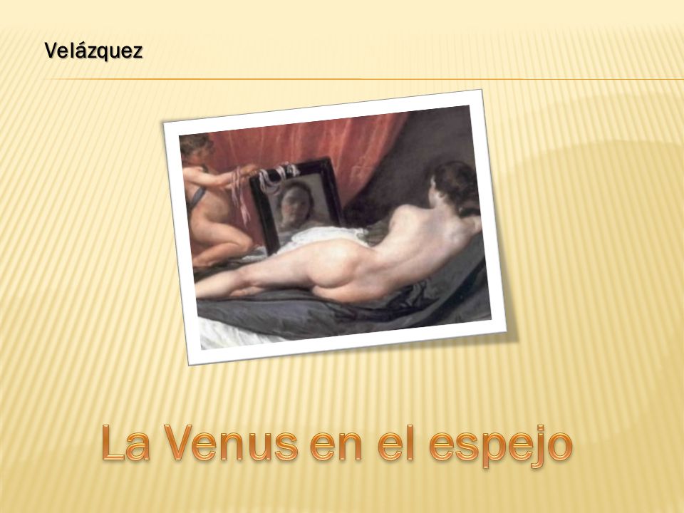 Velázquez La Venus en el espejo