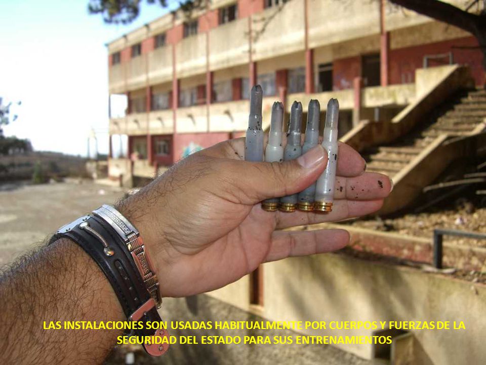 LAS INSTALACIONES SON USADAS HABITUALMENTE POR CUERPOS Y FUERZAS DE LA SEGURIDAD DEL ESTADO PARA SUS ENTRENAMIENTOS