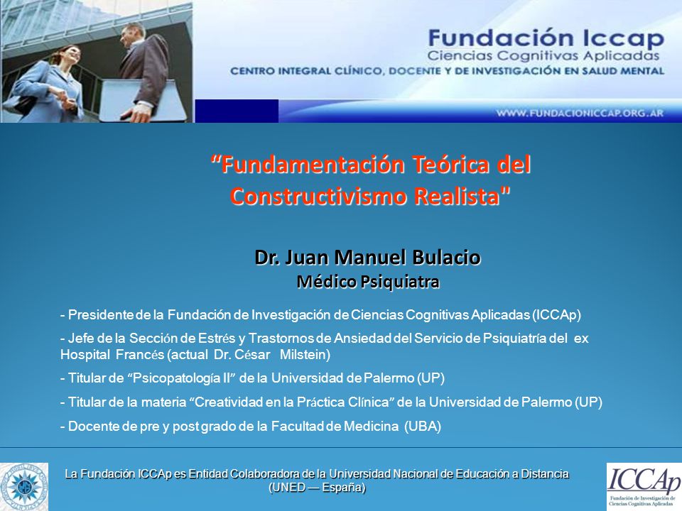 Fundamentación Teórica del Constructivismo Realista