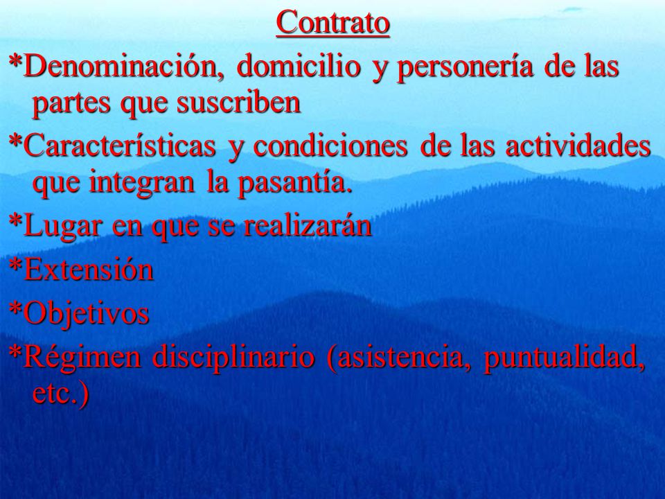 Contrato *Denominación, domicilio y personería de las partes que suscriben.