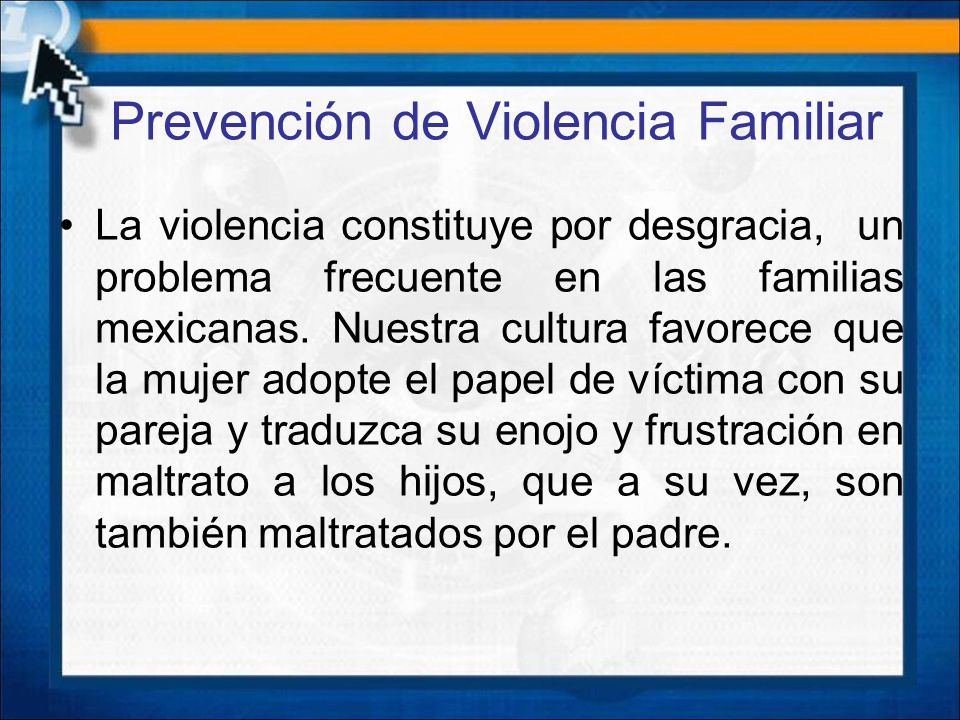Prevención de Violencia Familiar