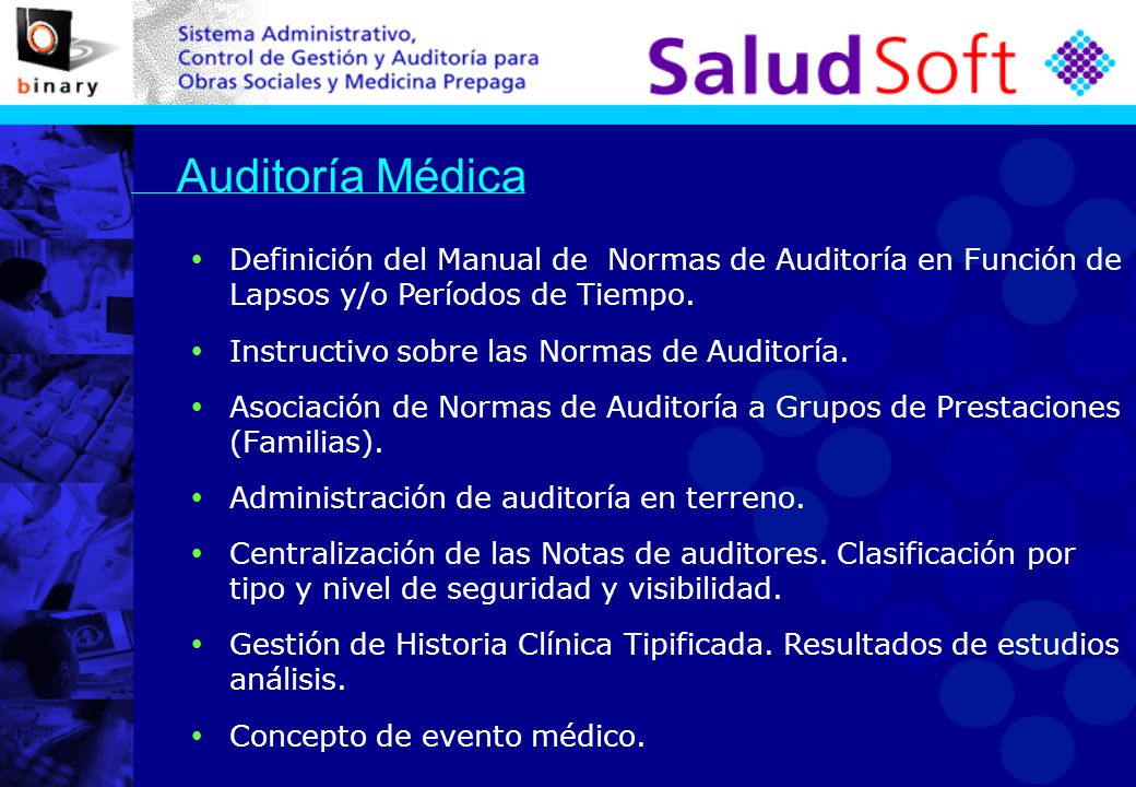 Auditoría Médica Definición del Manual de Normas de Auditoría en Función de Lapsos y/o Períodos de Tiempo.