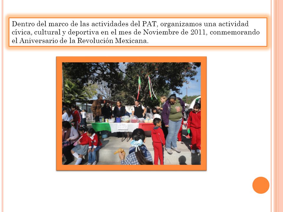 Dentro del marco de las actividades del PAT, organizamos una actividad