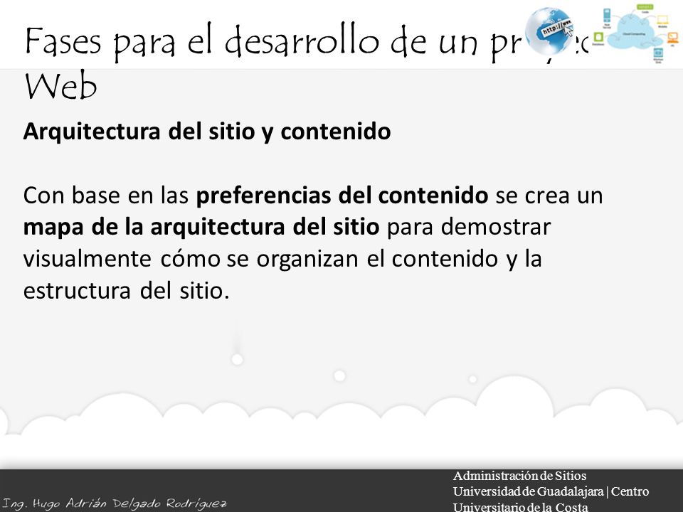 Fases para el desarrollo de un proyecto Web