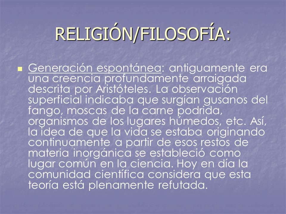 RELIGIÓN/FILOSOFÍA: