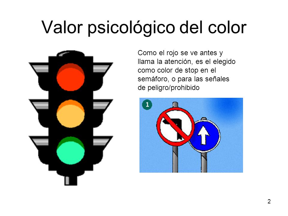Valor psicológico del color