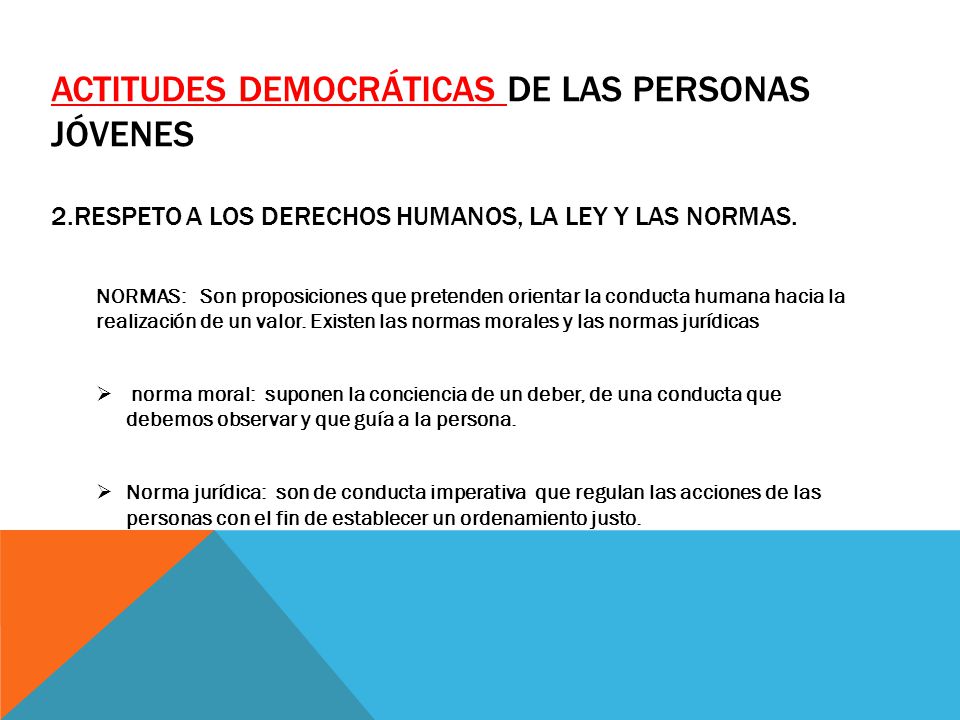 ACTITUDES DEMOCRÁTICAS DE LAS PERSONAS JÓVENES 2