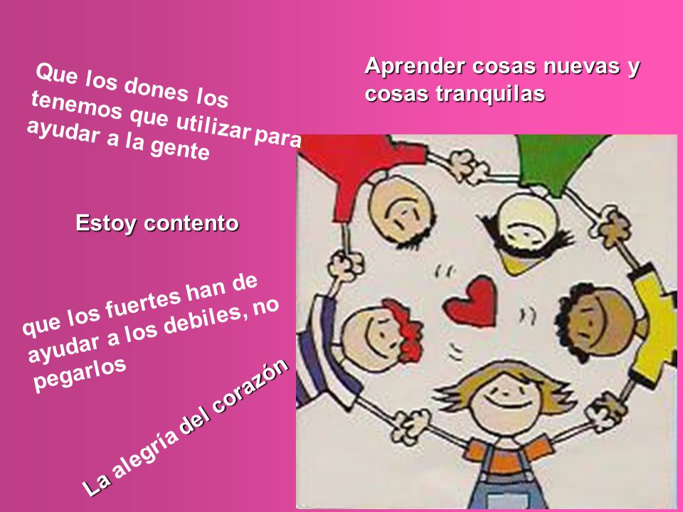 Aprender cosas nuevas y cosas tranquilas