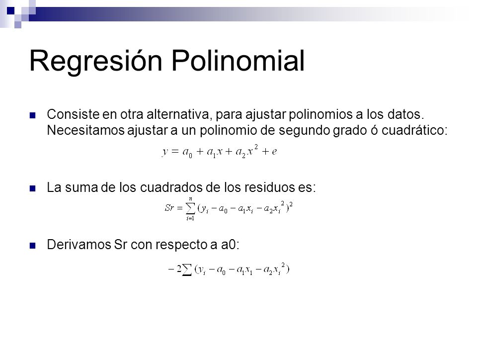 Regresión Lineal y Regresión Polinomial - ppt video online descargar