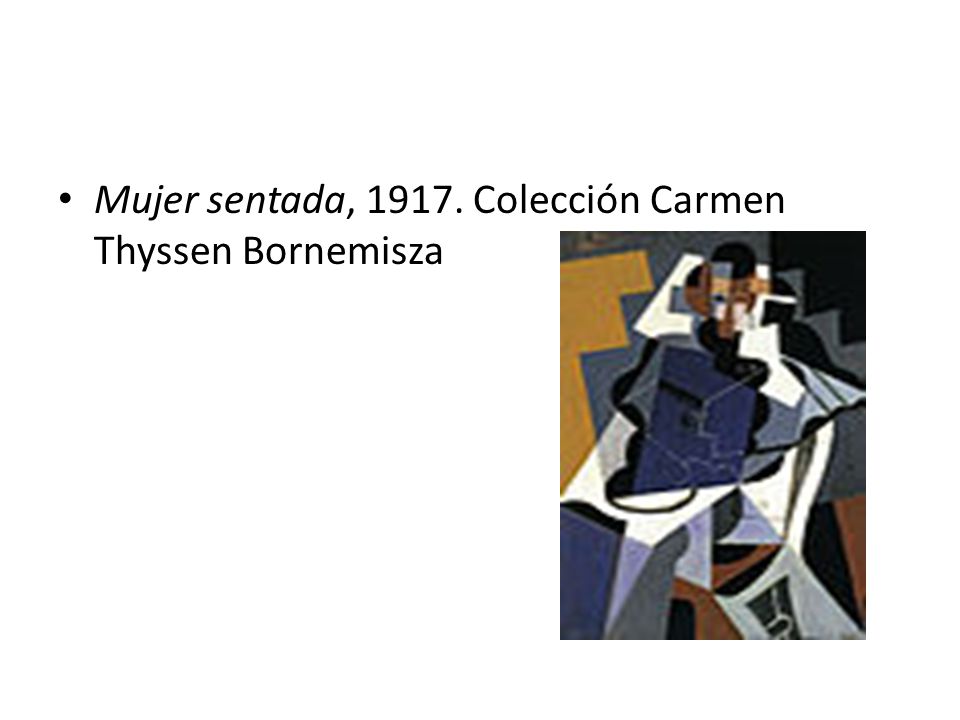 Mujer sentada, Colección Carmen Thyssen Bornemisza