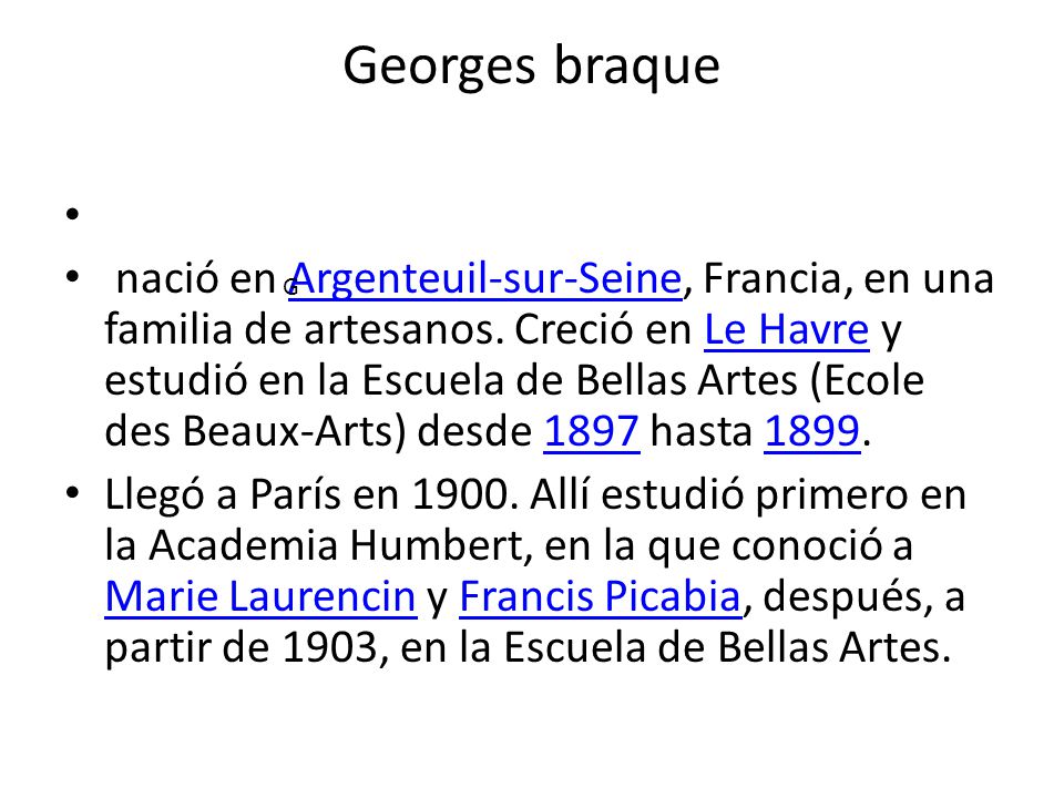 Georges braque