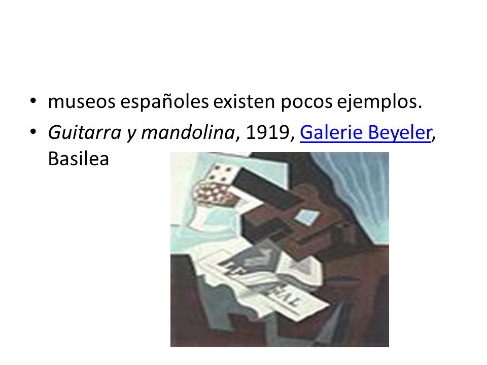 museos españoles existen pocos ejemplos.
