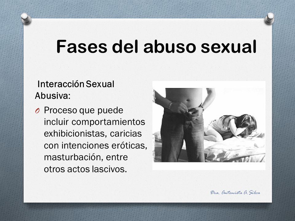 Fases del abuso sexual Interacción Sexual Abusiva: