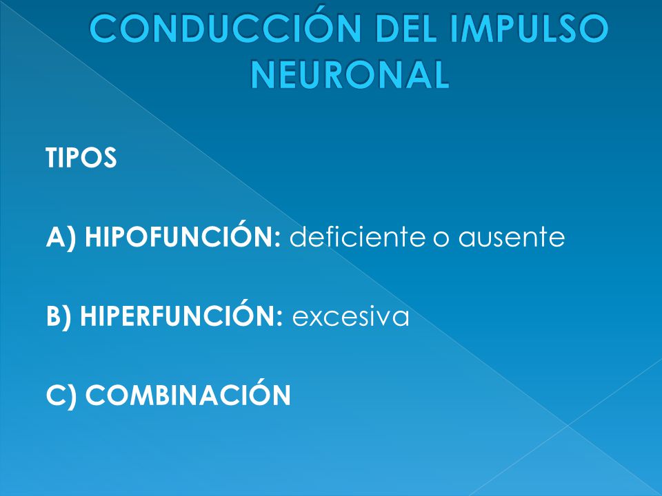 CONDUCCIÓN DEL IMPULSO NEURONAL