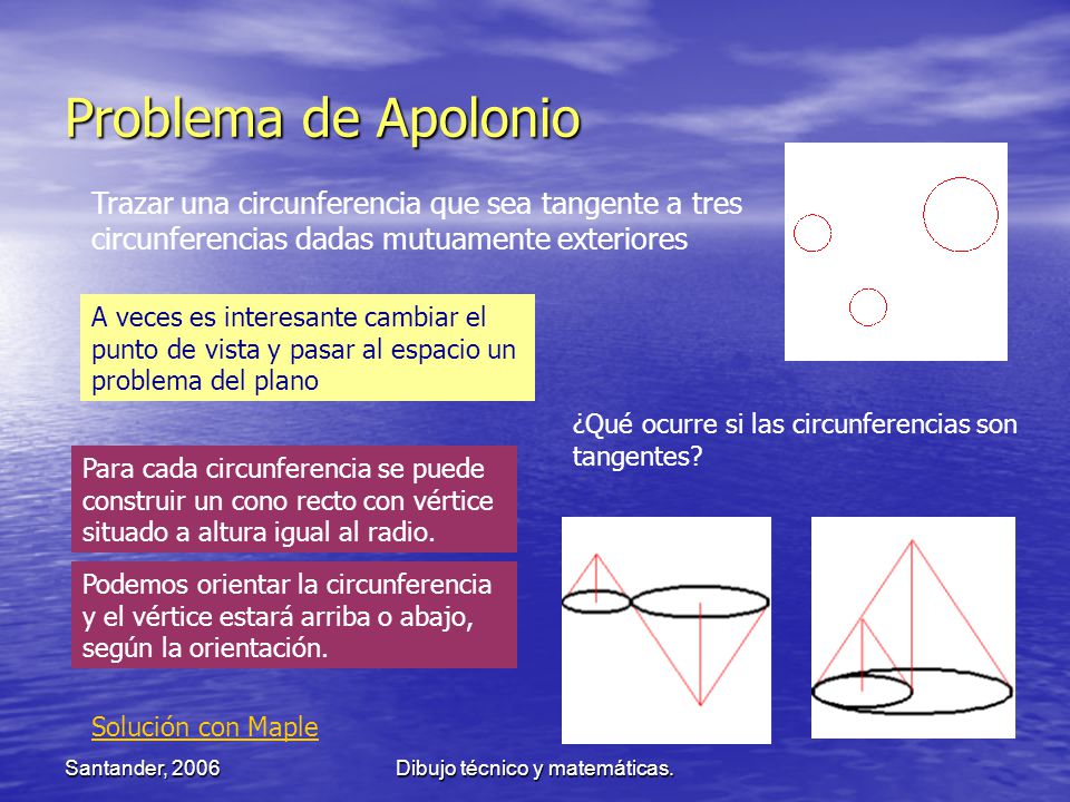 Dibujo técnico y matemáticas.