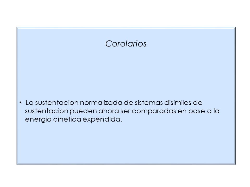 Corolarios La sustentacion normalizada de sistemas disimiles de