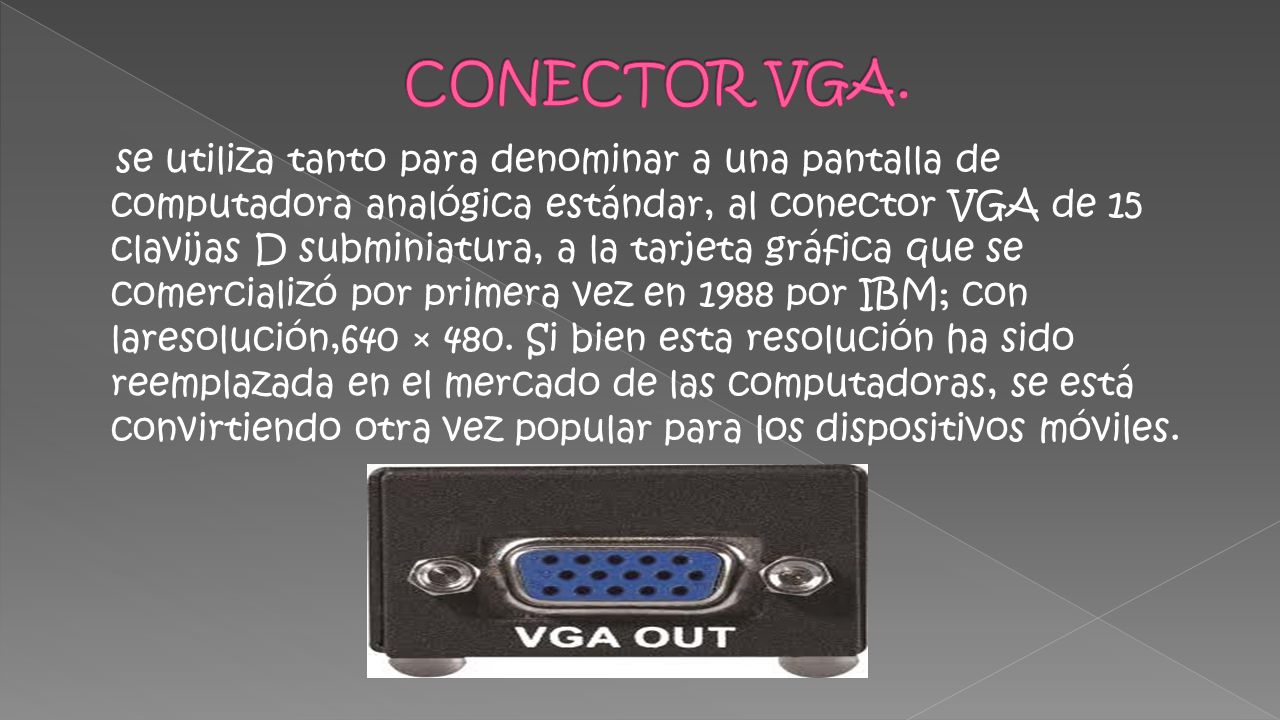 CONECTOR VGA.
