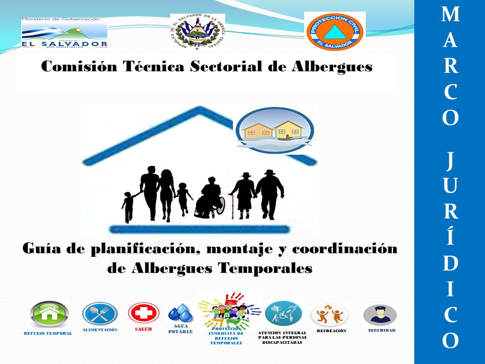 M A R C O J U Í D I Comisión Técnica Sectorial de Albergues