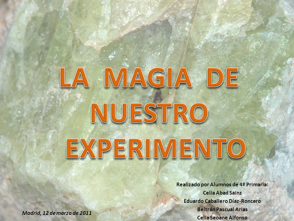 Realizado por Alumnos de 4º Primaria: Eduardo Caballero Díaz-Roncero