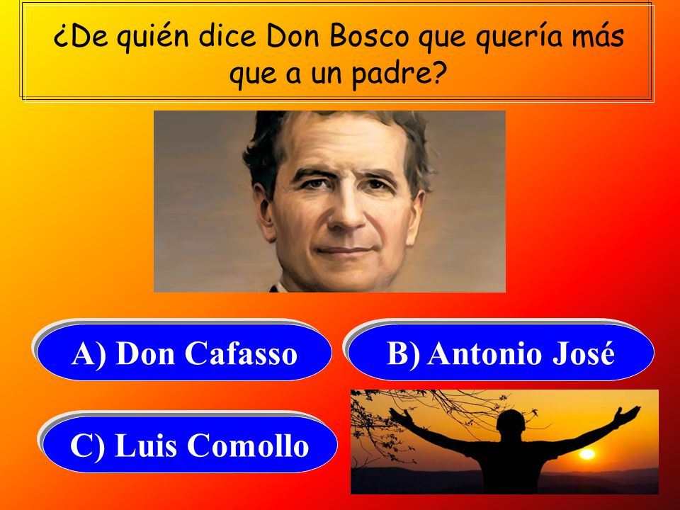 ¿De quién dice Don Bosco que quería más que a un padre