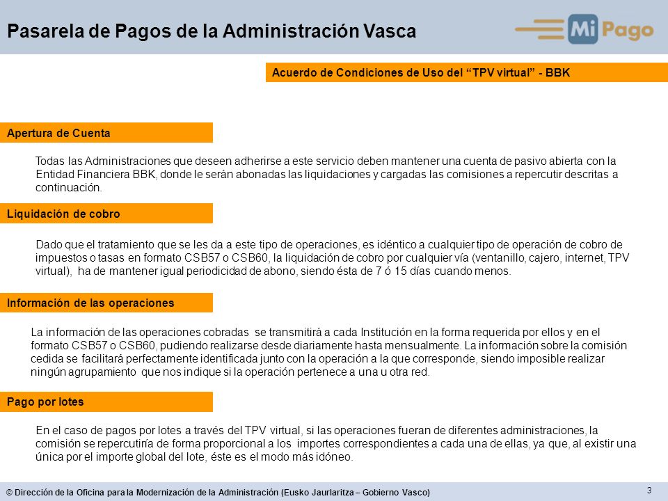 Acuerdo de Condiciones de Uso del TPV virtual - BBK