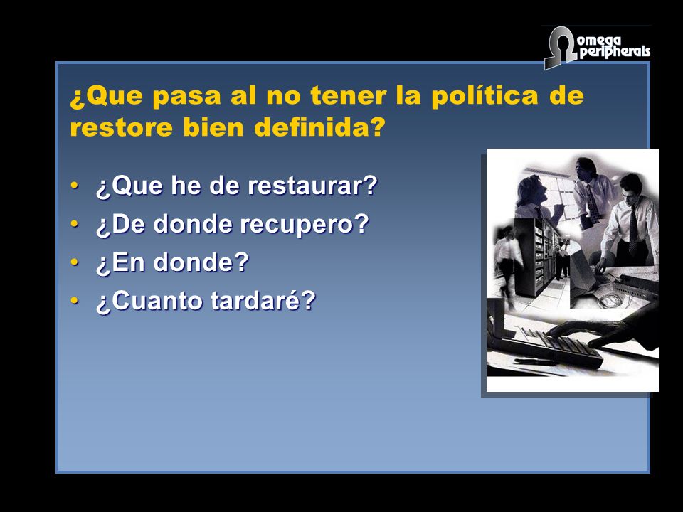 ¿Que pasa al no tener la política de restore bien definida
