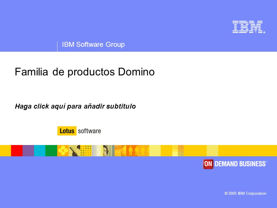 Familia de productos Domino