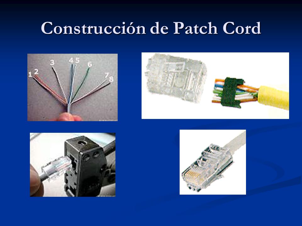 Construcción de Patch Cord