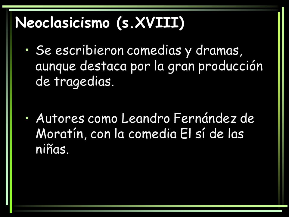 Neoclasicismo (s.XVIII)