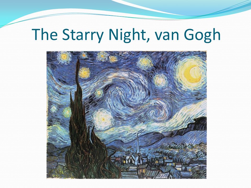 The Starry Night, van Gogh