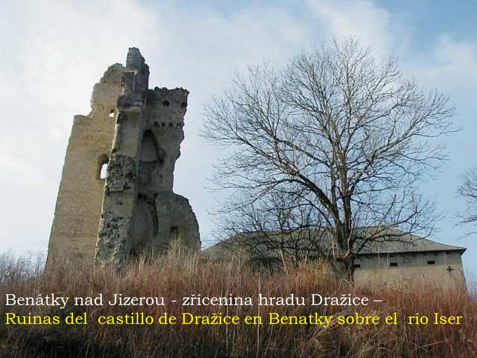 Benátky nad Jizerou - zřícenina hradu Dražice –