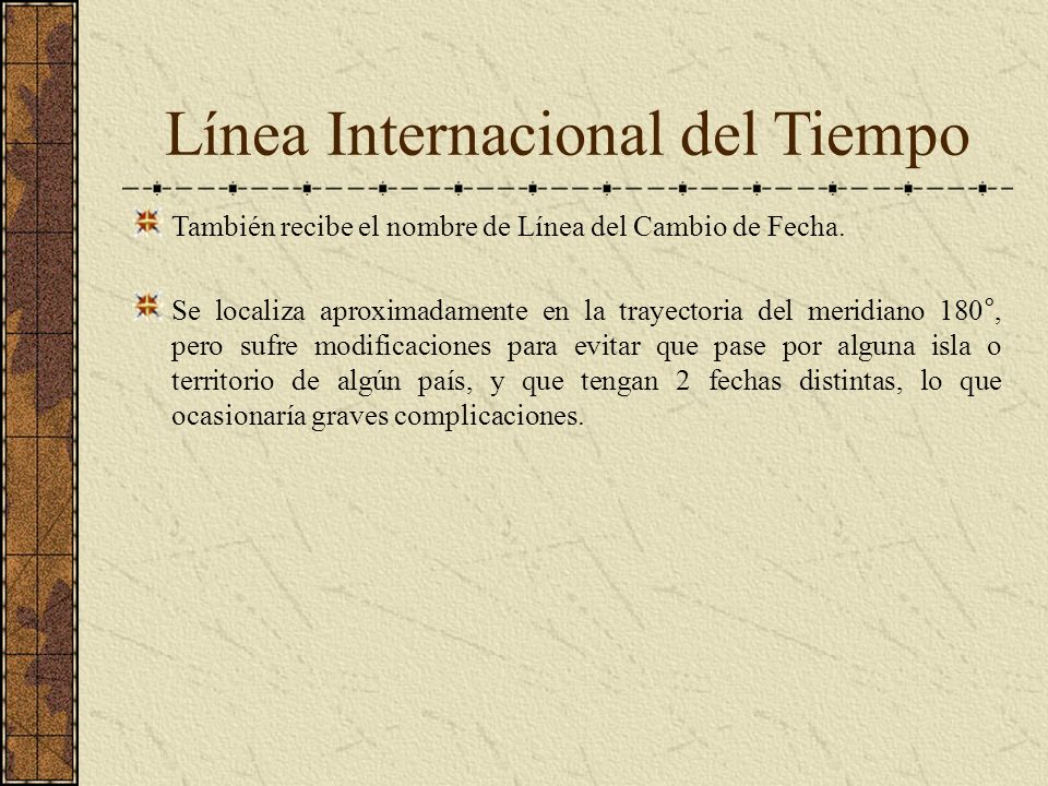 Línea Internacional del Tiempo