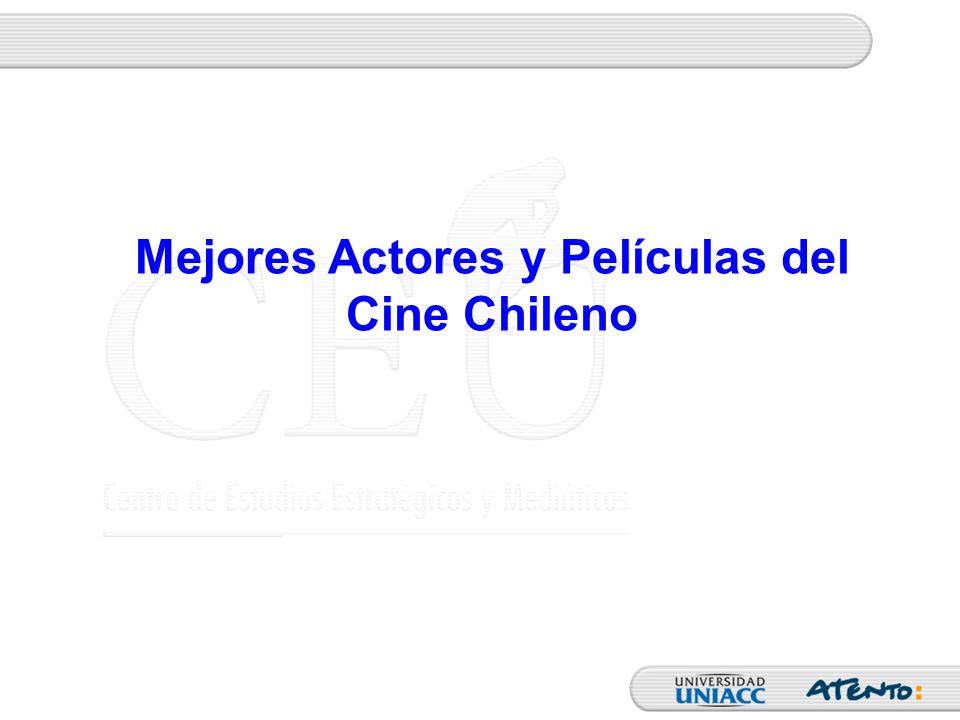 Mejores Actores y Películas del Cine Chileno