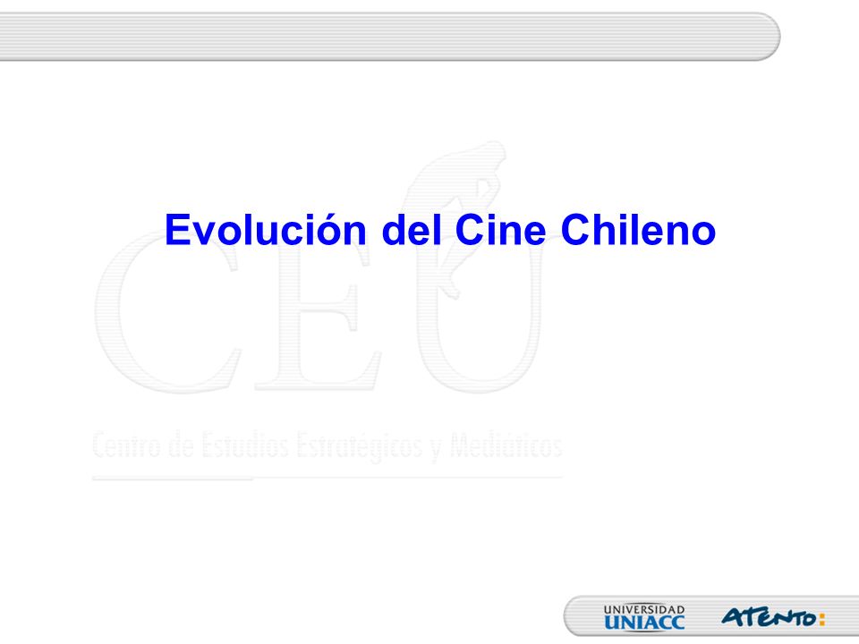 Evolución del Cine Chileno