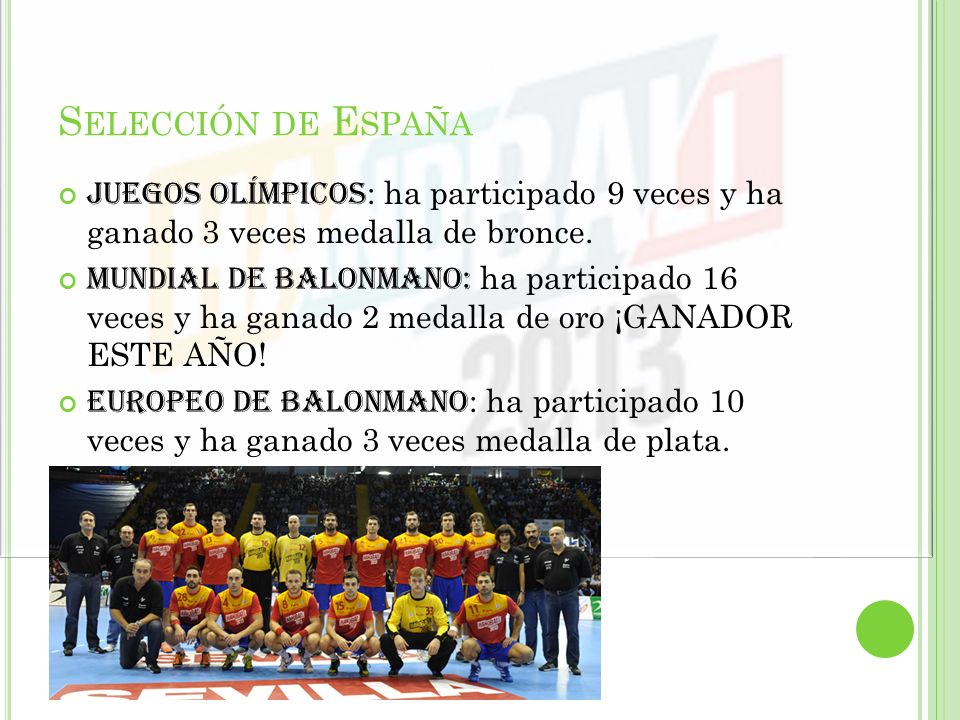 Selección de España Juegos olímpicos: ha participado 9 veces y ha ganado 3 veces medalla de bronce.