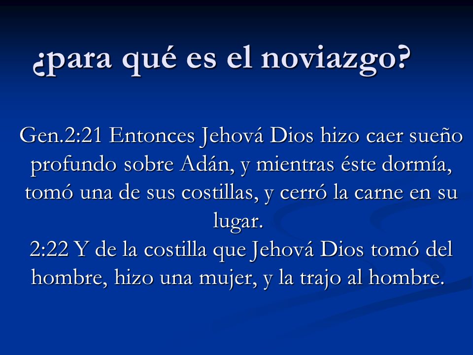 ¿para qué es el noviazgo