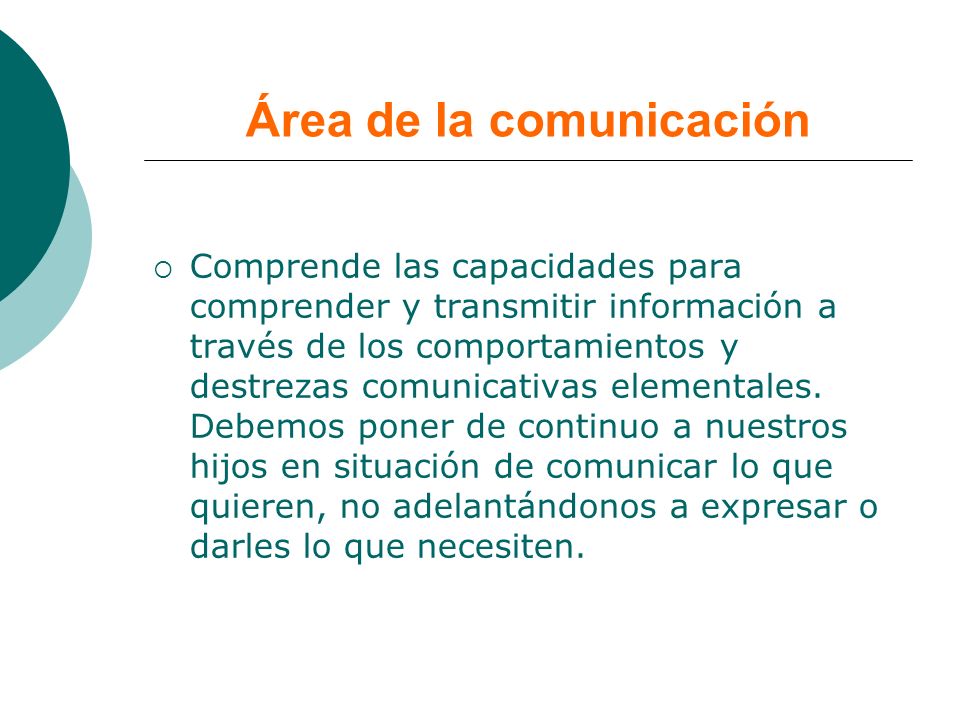 Área de la comunicación