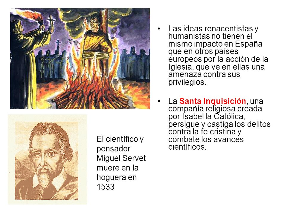 El científico y pensador Miguel Servet muere en la hoguera en 1533
