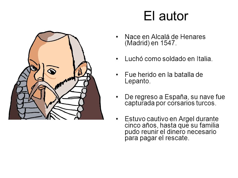 El autor Nace en Alcalá de Henares (Madrid) en 1547.