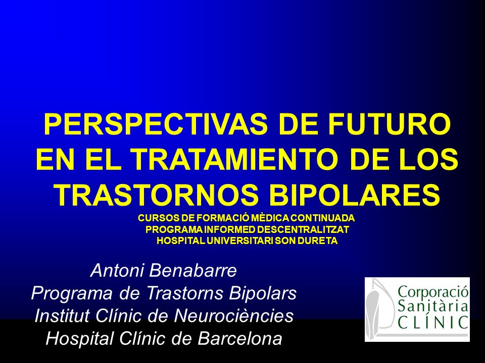 PERSPECTIVAS DE FUTURO EN EL TRATAMIENTO DE LOS