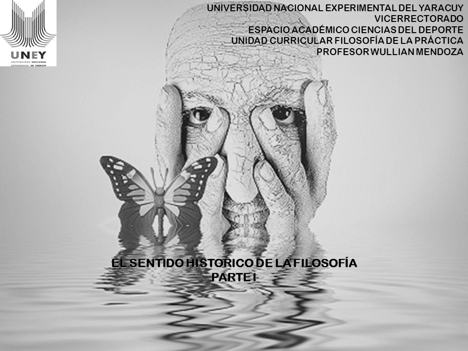 EL SENTIDO HISTORICO DE LA FILOSOFÍA